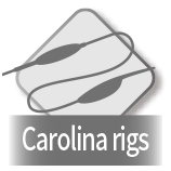 Lure = Carolina rigs