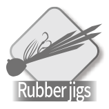 Lure = Rubber jigs